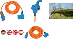 Produktbild Brennenstuhl Camping/Maritim CEE Verlängerungskabel 10m (10 m, CEE 16/3, CEE 7/3)
