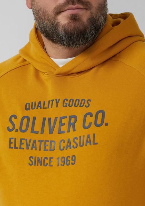 Produktbild s.Oliver Sweatshirt Kapuzenpullover mit Raglanärmeln und Frontprint (4XL)