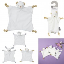 Image du produit Tom & Zoé doudou plat, 3 couleurs différentes