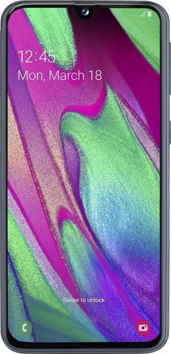 Produktbild Samsung Galaxy A40 EU (64 GB, Black, 5.90", Dual SIM, 4G)