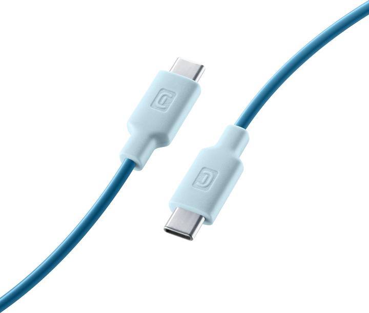Produktbild Cellularline Stylecolor Cable 100cm - USB-C to USB-C (1 m, USB 3.2 Gen 1)