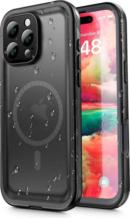 Productafbeelding Shellbox - Waterproof IP68 Case - iPhone 16 Pro Max - Black (Apple iPhone 16 Pro Max)