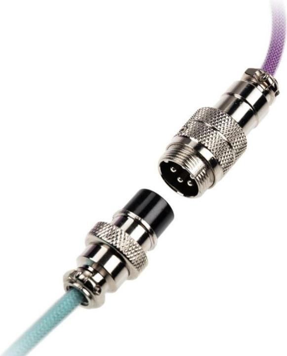 Produktbild Ducky Premicord Frozen Llama Spiralkabel, USB Typ C auf Typ A (1.80 m, USB 2.0)