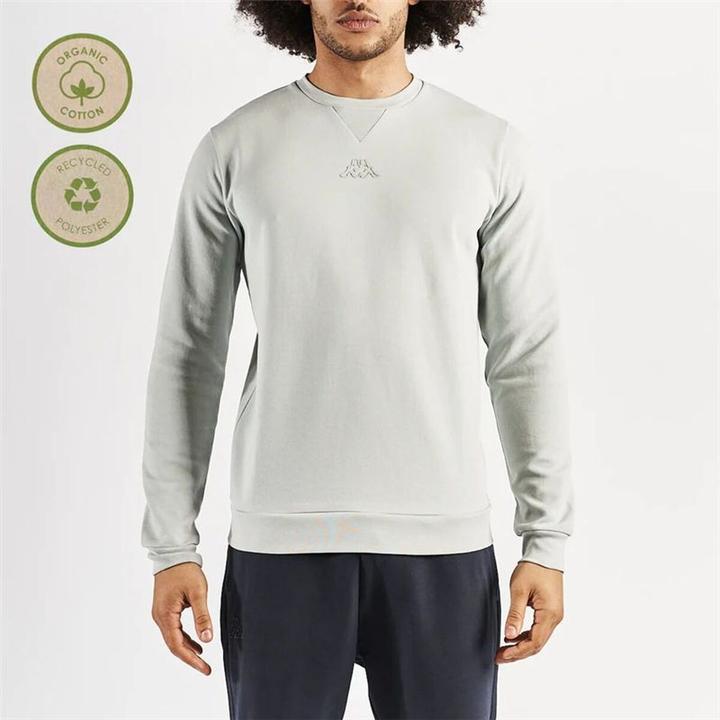 Image du produit Kappa Herren Sweater ohne Kapuze Grau (L)