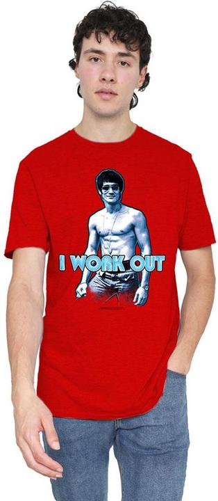 Produktbild Bruce Lee I Works Out TShirt meliert (3XL)