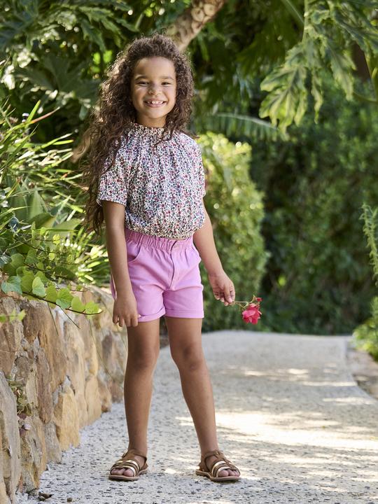 Produktbild Vertbaudet Mädchen Blusenshirt in Cropped-Länge (110)