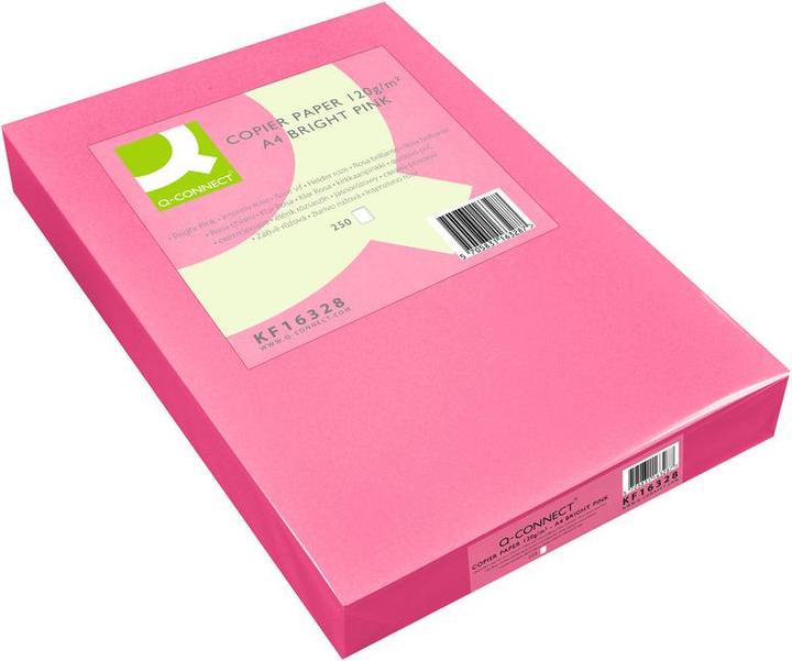 Produktbild Q-Connect Universalpapier farbig (A4, 250 Blätter, 120 g/m²)