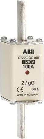Produktbild ABB OFAA2GG315 NH-Sicherung NH 2 315A 690V GG 1SCA022701R0880 (315 A)