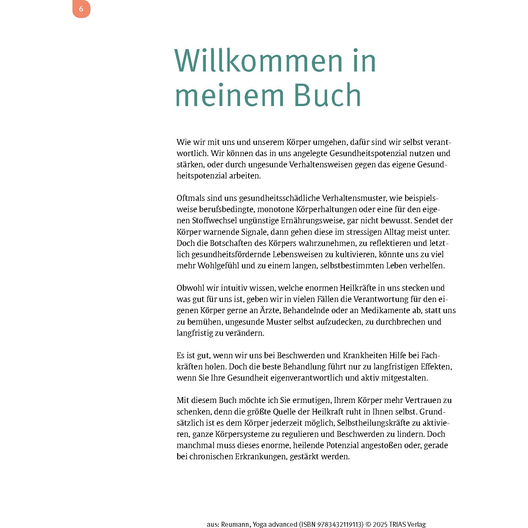Thumbnail - Yoga advanced, Ratgeber von Friederike Reumann