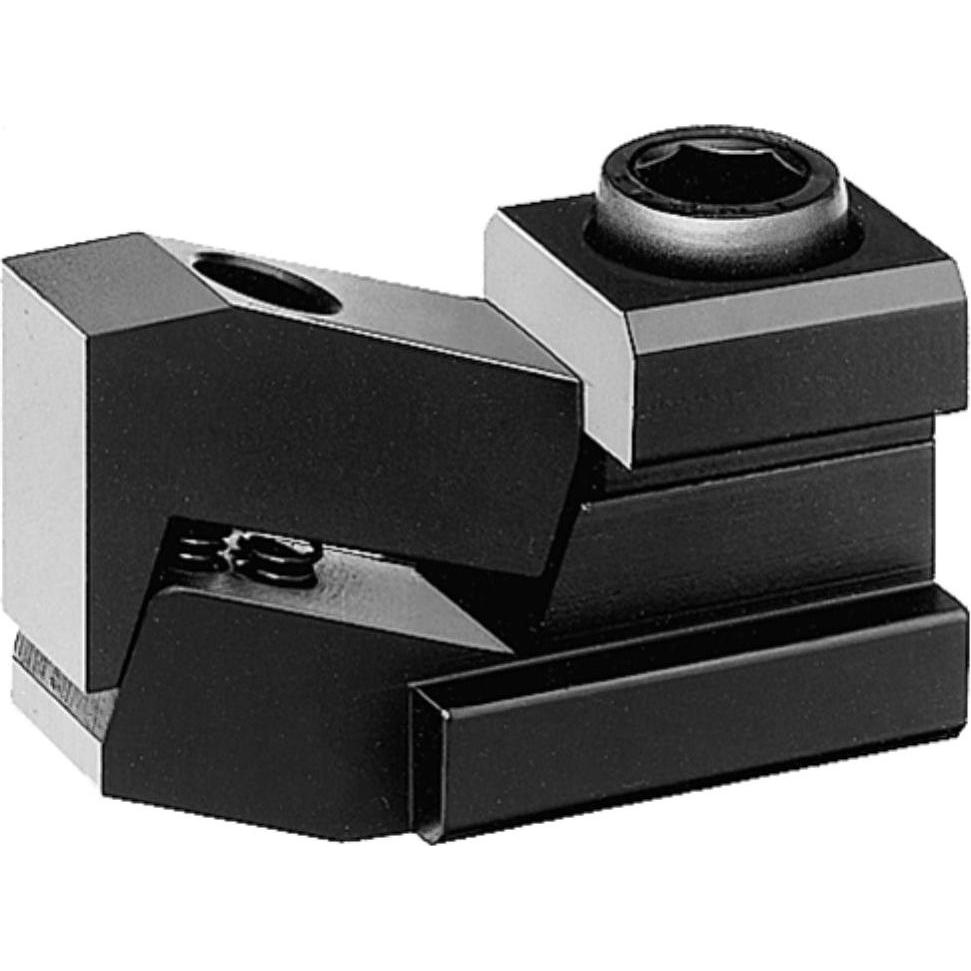 Amf, Schraubstock + Zwinge, Flachspanner Mini-Bulle fÃ¼r T-Nutenbreite 12 mm (12 mm)