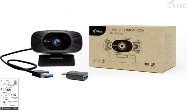 Produktbild i-tec SOLOMON 300 4K Webcam (8.29 Mpx)