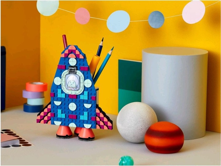 Produktbild LEGO Raketen Stiftehalter (41936, LEGO Dots)