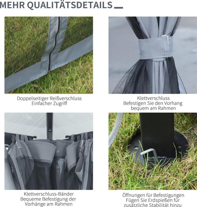 Produktbild Outsunny Pavillon (300 cm, 300 cm)