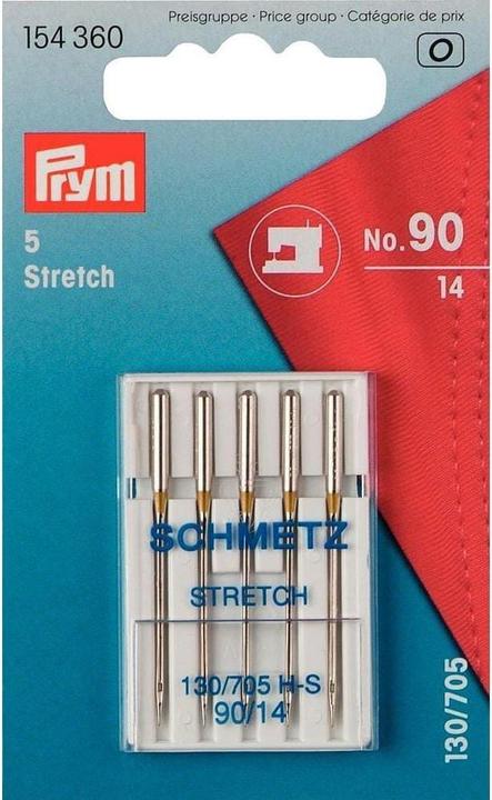 Prym Sewing machine needle stretch no. 90, 5 pieces