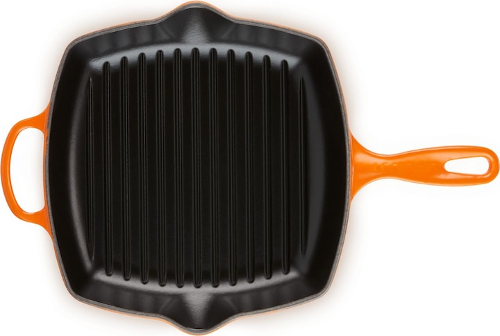 Image du produit Le Creuset Signature (26 cm, Poêle à grillades, Fonte)