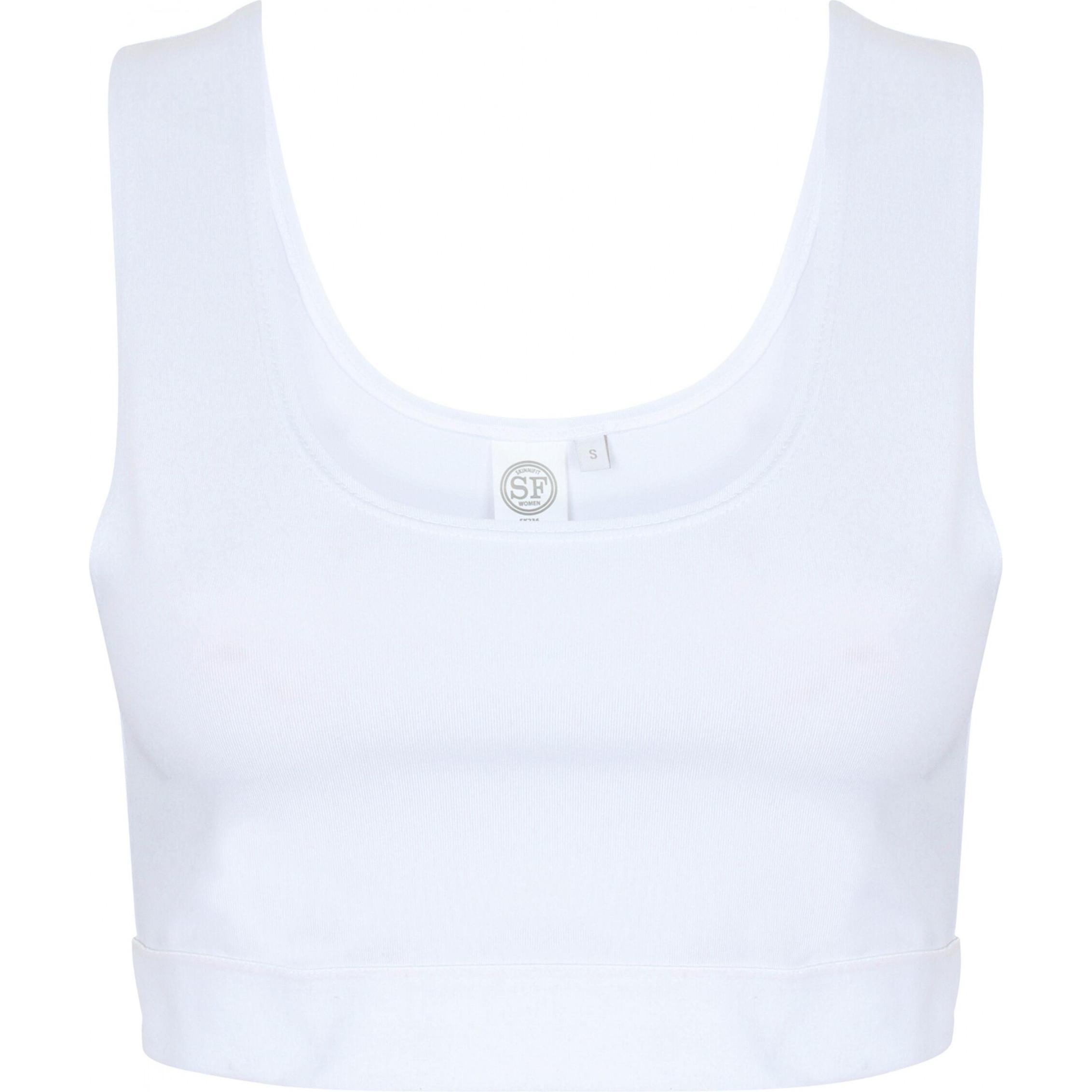 Skinni Fit, Sport-BH, Sublimation (S), Weiss, S