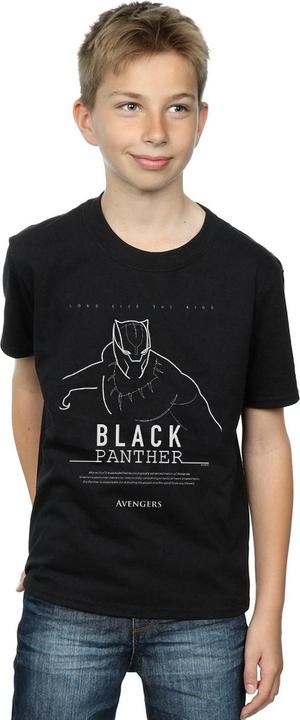 Produktbild Black Panther Long Live The King TShirt Jungen (116)