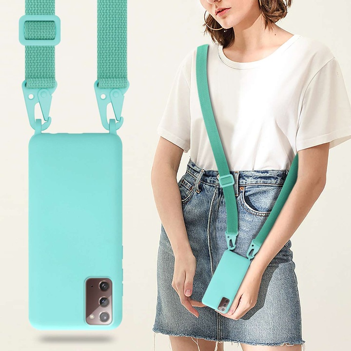 Produktbild Cadorabo TPU Cover Handy Kette Liquid (Samsung Galaxy Note 20)