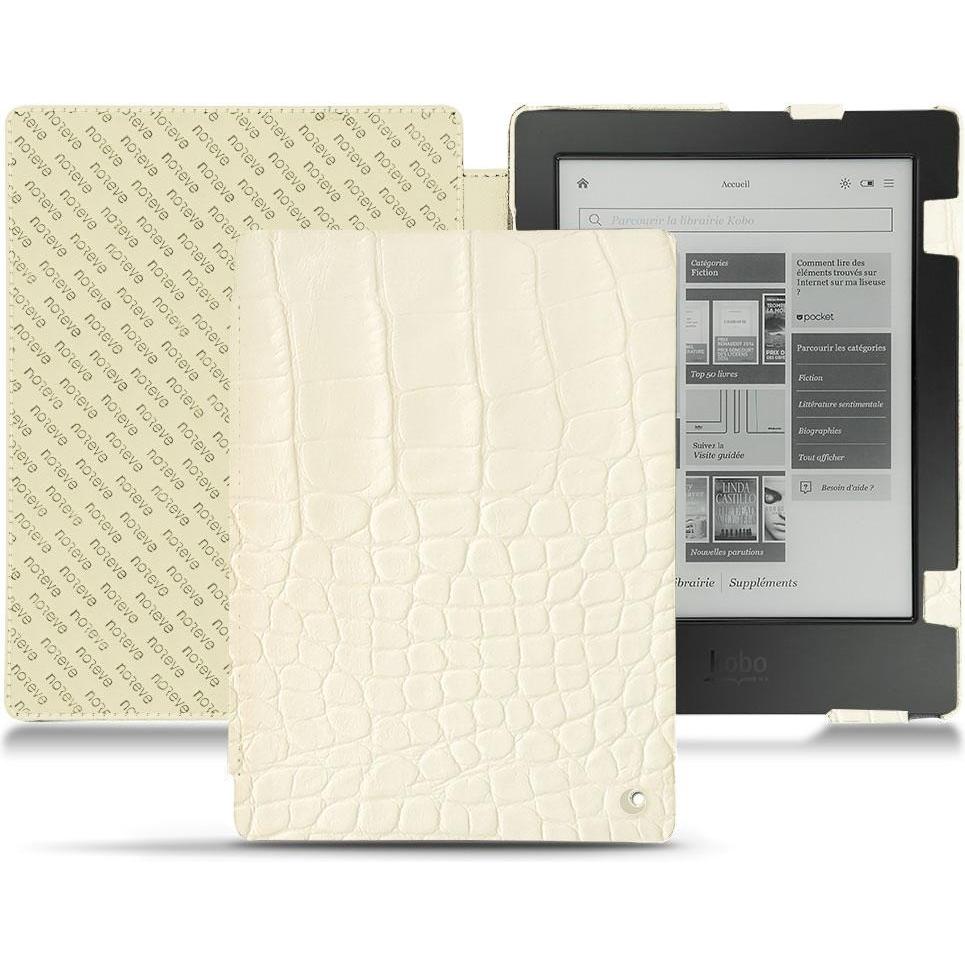 Noreve Lederschutzhülle horizontal (Aura H2O), Tablet Hülle, Beige