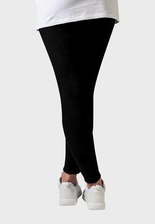 Actual product image Urban Classics Ladies Imitation Suede Leggings (XS)