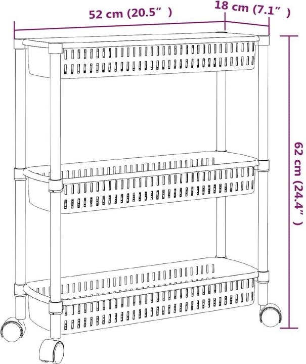 Image du produit vidaXL Mehrzweck-Trolley