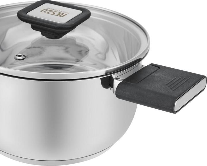Image du produit Resto CASSEROLE D16CM 1.8L/92201 (Casserole à manche, Acier inoxydable, 16 x 9 cm)