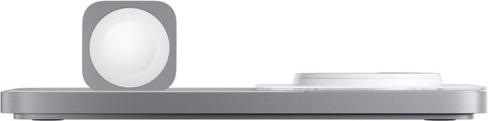 Actual product image Nomad Base One Max 3:1 with MagSafe Silver (15 W)