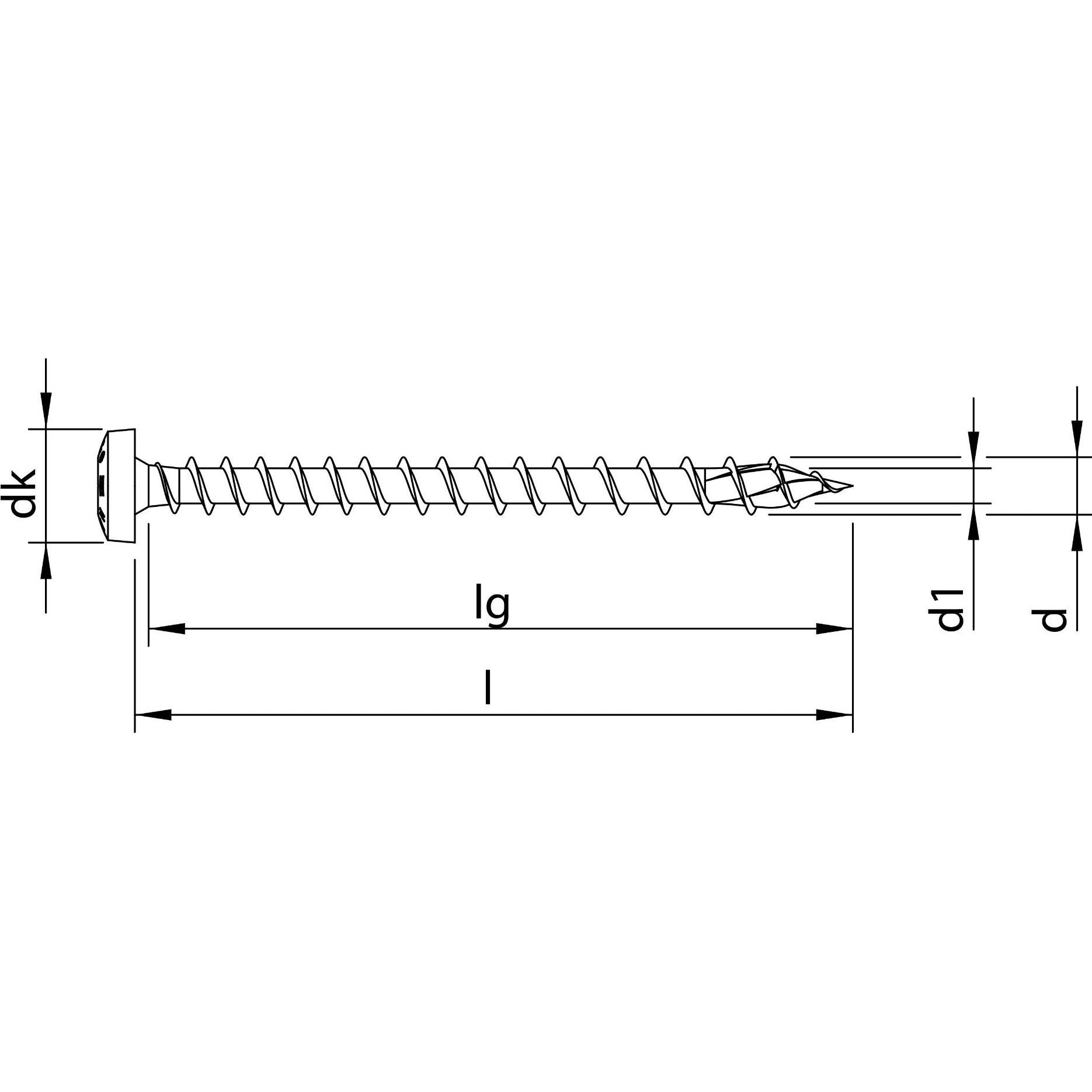 Thumbnail - Heco, Schrauben, TOPIX-plus 5,0 x 20, Rundkopf, T-Drive, Variables Vollgewinde, verzinkt blau, A3K, 500 Stück, V (500 Sc...