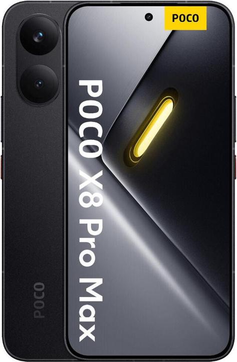 Xiaomi Smartphone MOBILE PHONE X8 PRO MAX/12/512GB BLACK MZB0NBWEU (512 GB, Schwarz, 6.83", Dual SIM, 5G)