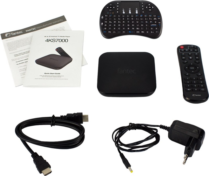 Produktbild Fantec 4KS7000 Digitaler Multimedia-Receiver (64 GB, Android 9.0 (Pie))