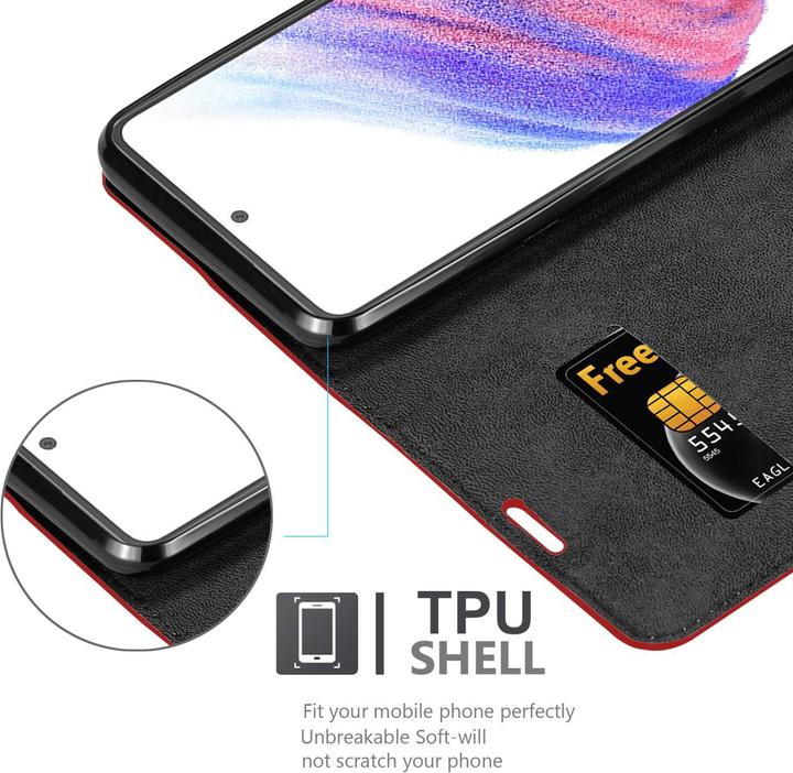 Immagine prodotto Cadorabo Custodia per Samsung Galaxy A53 5G a libro Invis. Stile magnetico (Samsung Galaxy A53 5G)