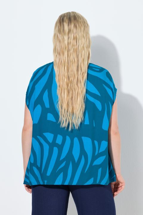 Produktbild Ulla Popken Tunika, Limetten, Oversized, V-Ausschnitt, Halbarm (46, 48)