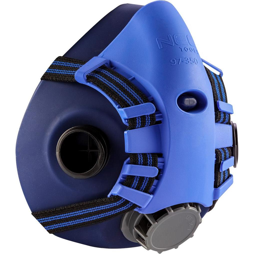 Neo Silikon-Halbmaske mit Platz für zwei Absorber (ohne Absorber) (97-350)