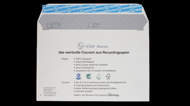 Produktbild Goessler Couvert mit Fenster G-Line Revivo C5, Rechts, 500 Stück (500 x)