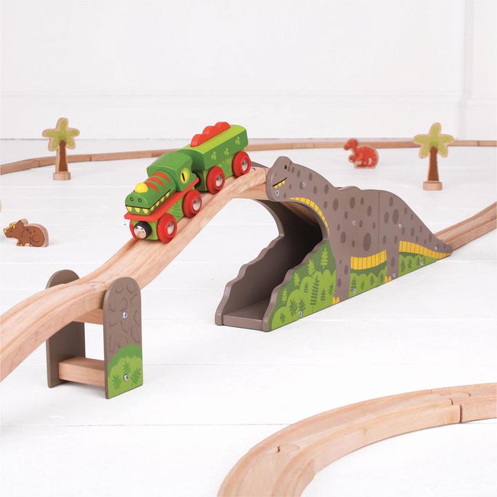 Actual product image Bigjigs Dino wooden bridge
