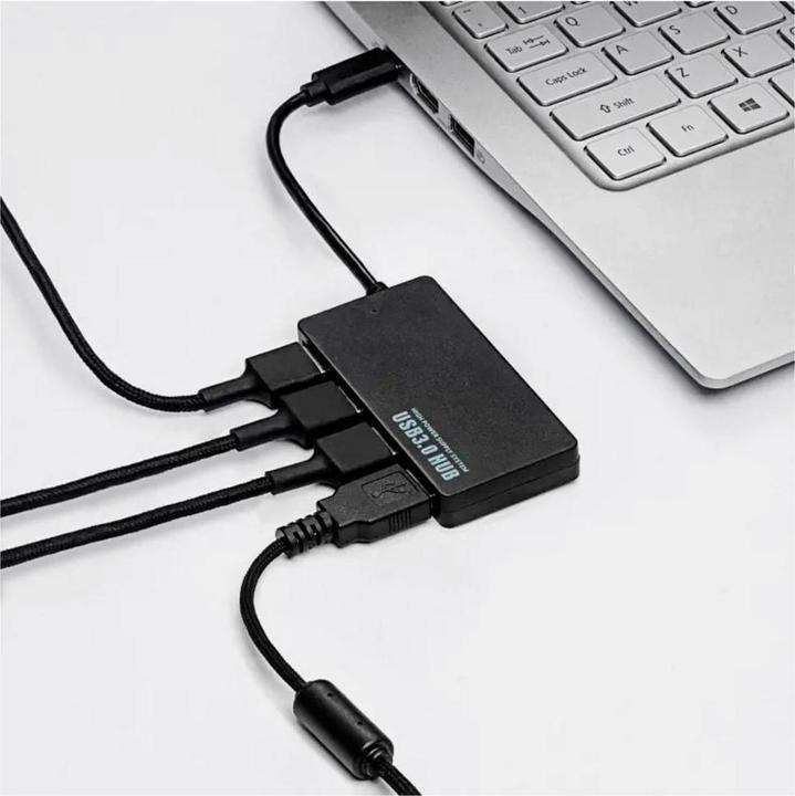 Image du produit Akyga AK-AD-52 Hub d'interface USB 3.2 Gen 2 (3.1 Gen 2) Type-C (USB-C, 4 ports)