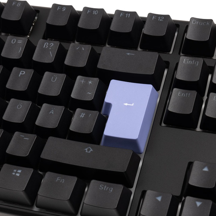 Productafbeelding Ducky One 3 Classic Zwart/Wit TKL Gaming Toetsenbord, RGB LED - MX-Clear (NL, Bedraad)