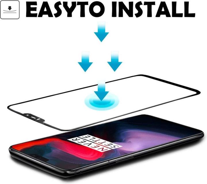 Produktbild Screenguard OnePlus 6 Full Screen Panzerglas Schutzfolie 2.5D 9H (1 Stk., OnePlus 6)