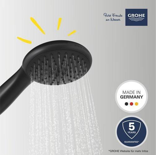 Image du produit Grohe Vitalio QuickFix Start 110 douchette à main, inverseur de jet intelligent, économie d'eau, 2 types (2 Types de jets, 7.40 l/min)