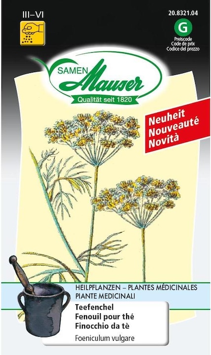 Actual product image Samen Mauser Tea fennel (Seedlings)