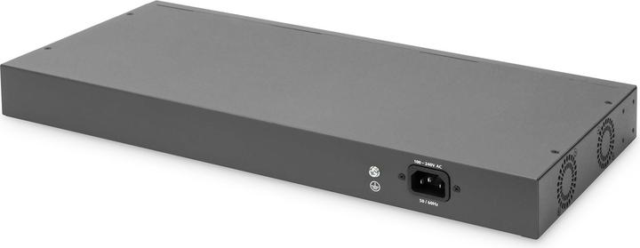 Immagine prodotto Digitus 16 Port Fast Ethernet PoE Switch, 19 Inch, Unmanaged, 2 Uplinks (16 porte)