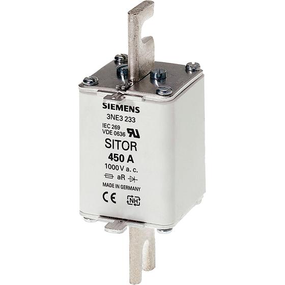 3x Siemens, Sicherung, NH-Sicherungseinsatz 80A NH1 1000VAC aR 3NE3220 (NH-DIN Sicherung, 80 A)