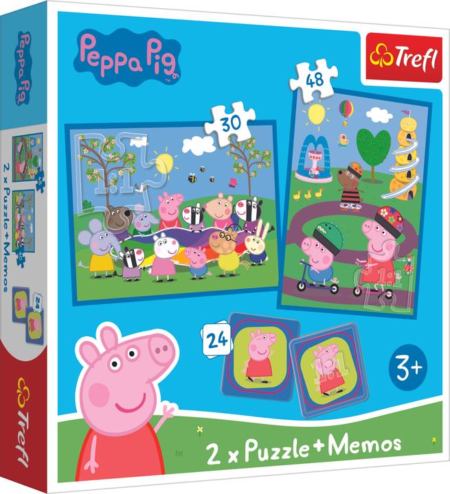 Image du produit Magni Puzzle 2 en 1 & Mémo Peppa Pig (78 pièces)