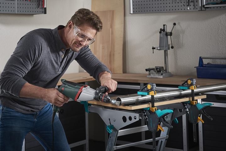 Produktbild wolfcraft 1 Stahldraht-Pinselbürste S=6-kt. ø25mm
