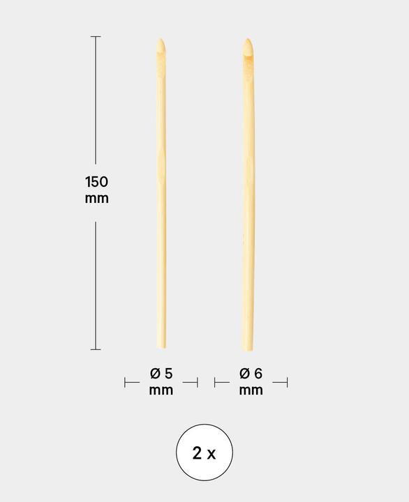 Actual product image Lalana Crochet hook set