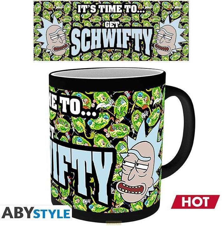Produktbild GYE Rick and Morty: Get Schwifty - Tasse mit Thermoeffekt (295 ml, 1x)