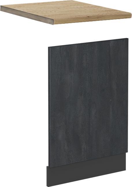 Anthrazit, Eiche, Schwarz, Schwarz Beton