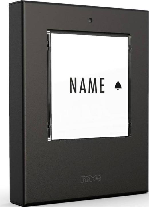 Image du produit M-E Sonnette en acier inoxydable avec éclairage automatique pour 1 maison familiale