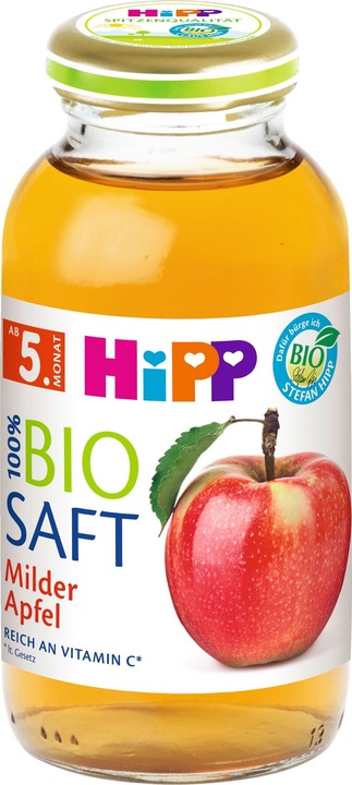Immagine prodotto Hipp Succhi di frutta 100% biologici, Mela dolce, 0,2 l (1 x 20 cl)