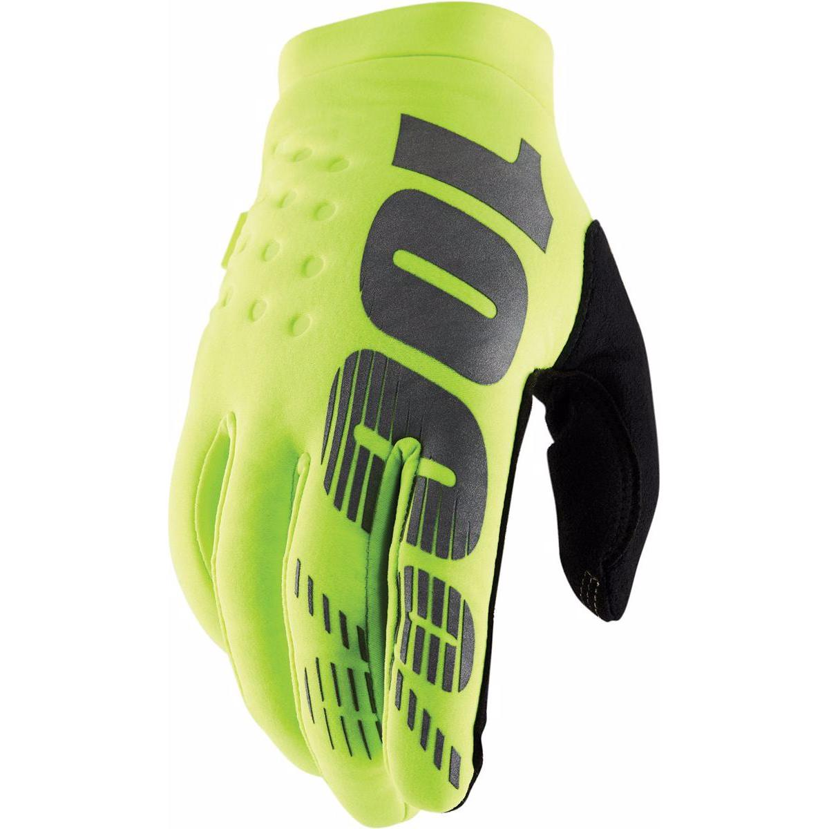 100%, Unisex, Handschuhe, Brisker Radhandschuhe, Gelb, (M)
